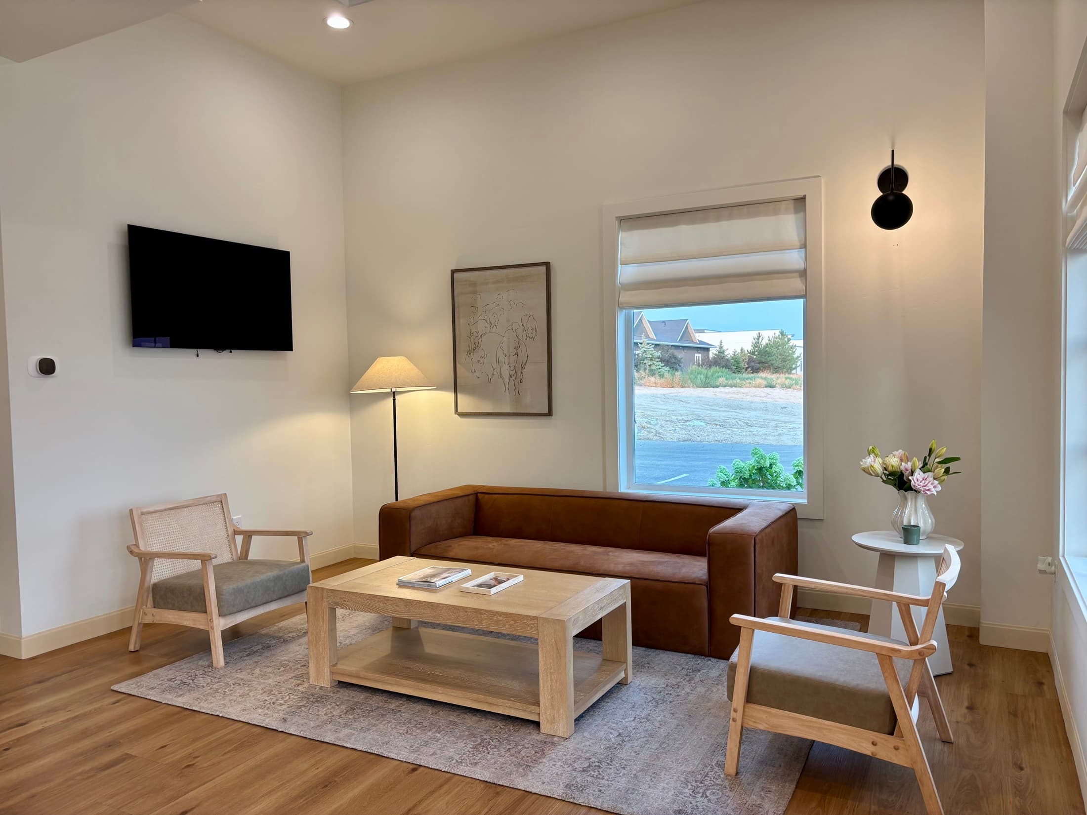 The patient waiting room at VSCE in Twin Falls